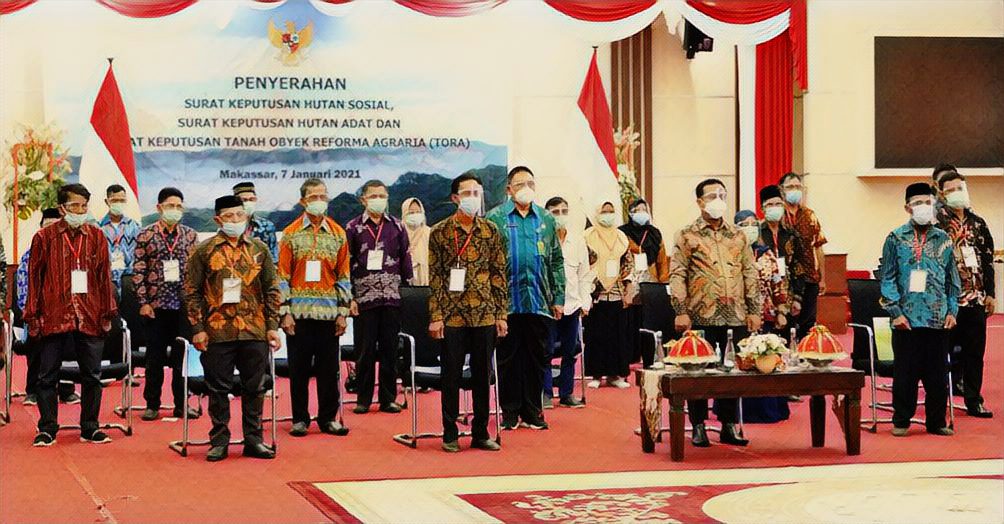SK Hutan Diserahkan Presiden Jokowi, Wagub Sulsel: Semoga Masyarakat Lebih Sejahtera