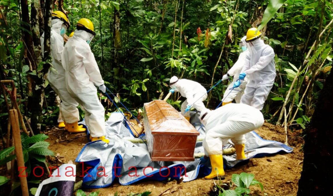 Satu Lagi Warga Mengkendek di Kubur Dengan Protap Covid-19