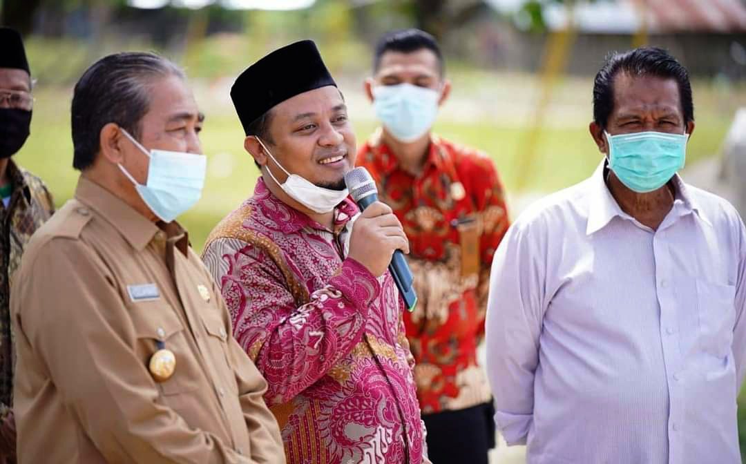 Di Sidrap, Wagub Tinjau Pembangunan Jembatan SKPD Watangpulu