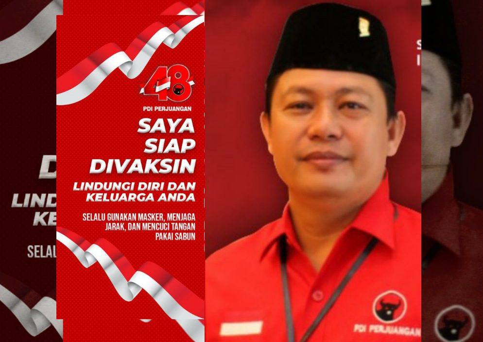 Wakil Ketua DPRD Tana Toraja, Yohanis Lintin Siap di Vaksin Covid-19