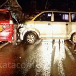 APV dan Avanza Tabrakan di Poros Toraja-Enrekang, Keduanya Ringsek