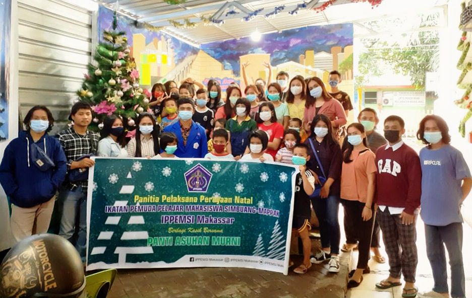 Berbagi Kasih Natal, IPPEMSI Makassar Kunjungi Panti Asuhan