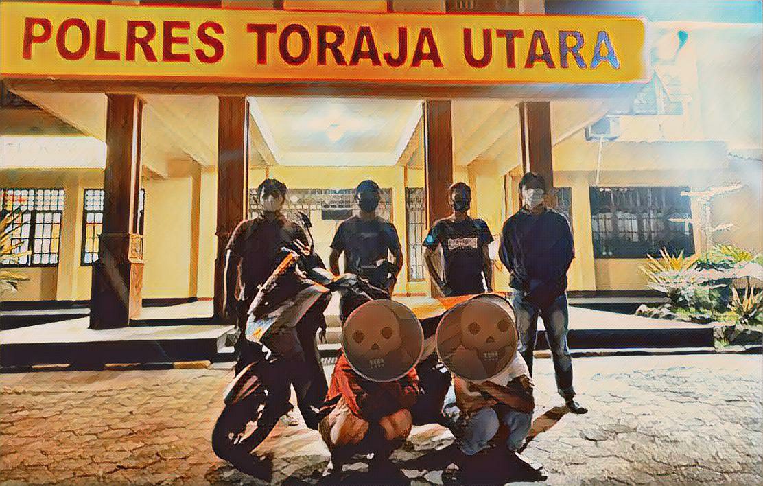 Bawa Lari Sebuah Motor, Dua Remaja di Toraja Utara Diamankan Polisi
