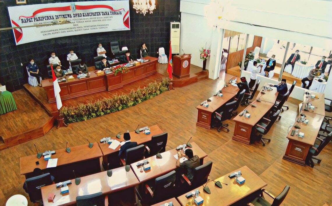 DPRD Umumkan Masa Jabatan Bupati Tana Toraja Berakhir Tanggal 17 Februari