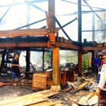 Ditinggal Pergi, Sebuah Rumah di Tondon Toraja Utara Ludes Terbakar