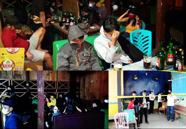 Melanggar Prokes Pengunjung Cafe Laruna Dibubarkan Polisi 2 Melanggar Prokes Pengunjung Cafe Laruna Dibubarkan Polisi