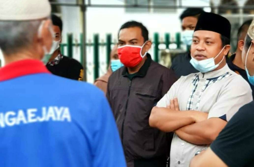 Wagub Sambangi Lokasi Kebakaran Kawasan Padat Penduduk di Bungaejaya