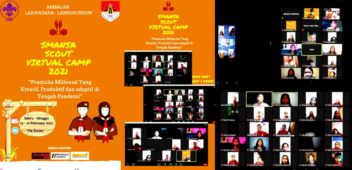 Gerakan Pramuka Ambalan SMAN 1 Tana Toraja Sukses Gelar Virtual Camp 2021