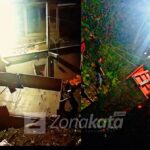 Truk Muatan Batu Bata di Sarira Terguling Nyaris Timpa Rumah Warga