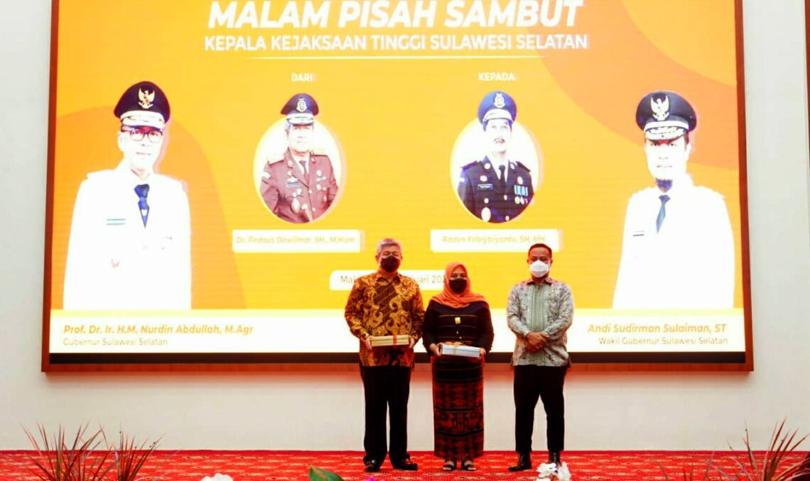 Hadiri Pisah Sambut Kejati, Wagub Apresiasi Kinerja Firdaus