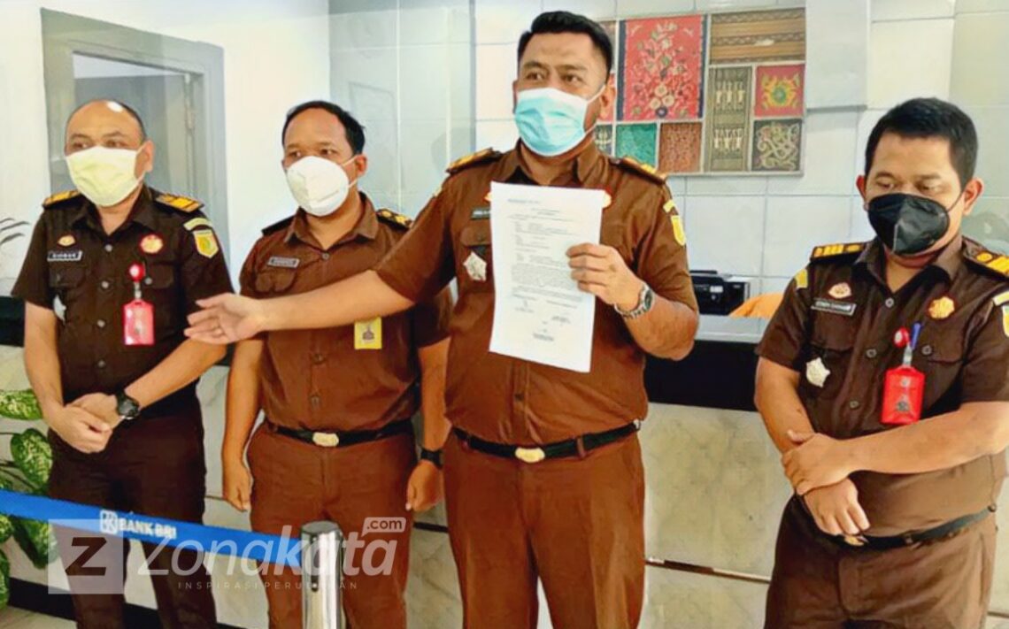 3,5 Milyar Uang Sitaan dari PT Axelle di Setor Kejari ke Kas Negara