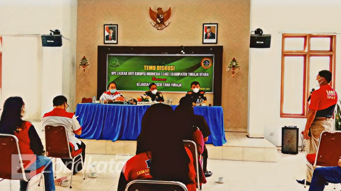 Berantas Korupsi, Kejari Tana Toraja Gandeng Laskar Anti Korupsi Indonesia