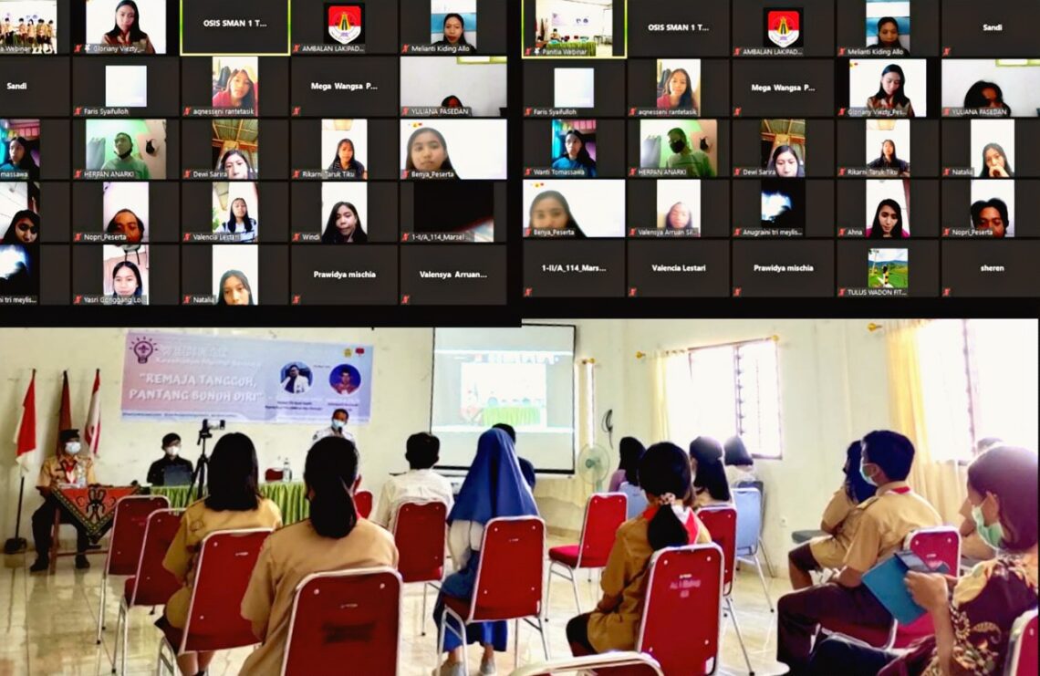 Kasus Bunuh Diri Tinggi, Gerakan Pramuka SMAN 1 Tana Toraja Gelar Webinar Kesehatan Mental Remaja