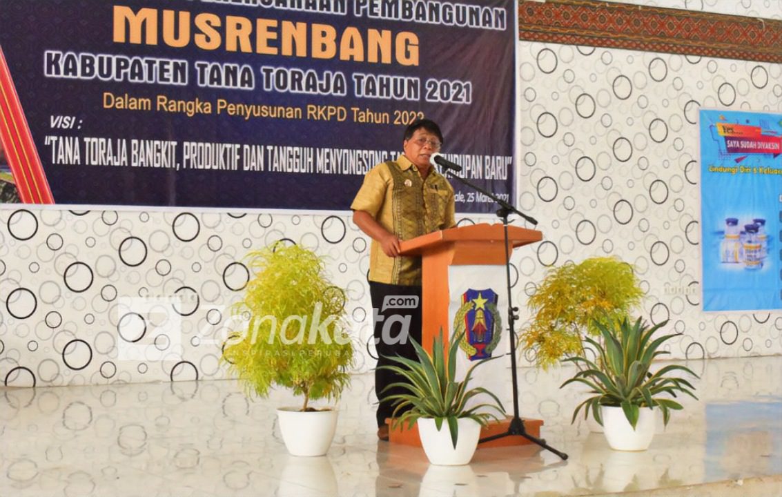 Buka Musrenbang Tingkat Kabupaten, Ini Kata Bupati Tana Toraja