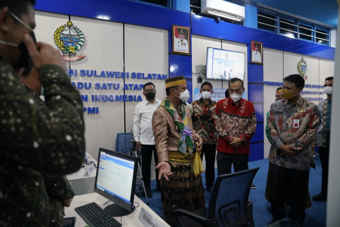 Resmikan LTSA-PMI, Plt Gubernur Sulsel: Pelayanan Satu Atap, Sudah Terintegrasi