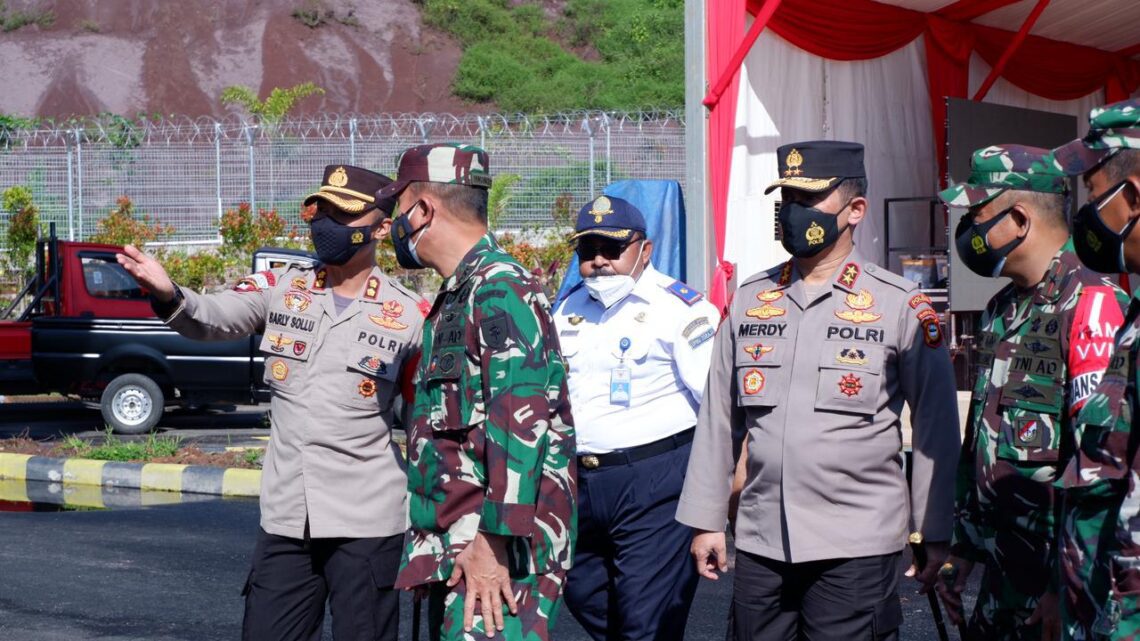 Pangdam XIV/Hasanuddin dan Kapolda Sulsel Pimpin Simulasi Pengamanan Kunjungan Presiden RI