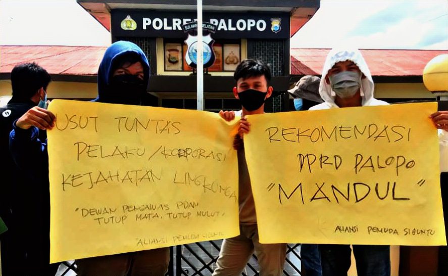 Aliansi Pemuda Siguntu Tuntut Rekomendasi DPRD Palopo Ditindaklanjuti