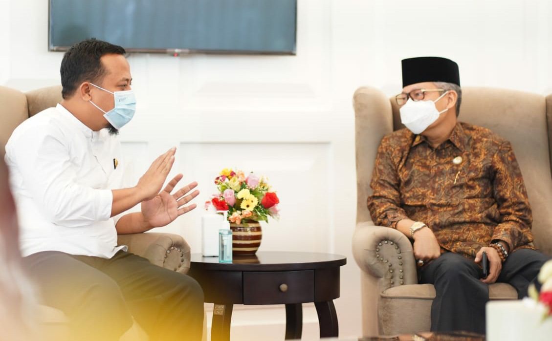 Sinergitas Pembangunan, Wali Kota Parepare Temui Plt Gubernur Sulsel