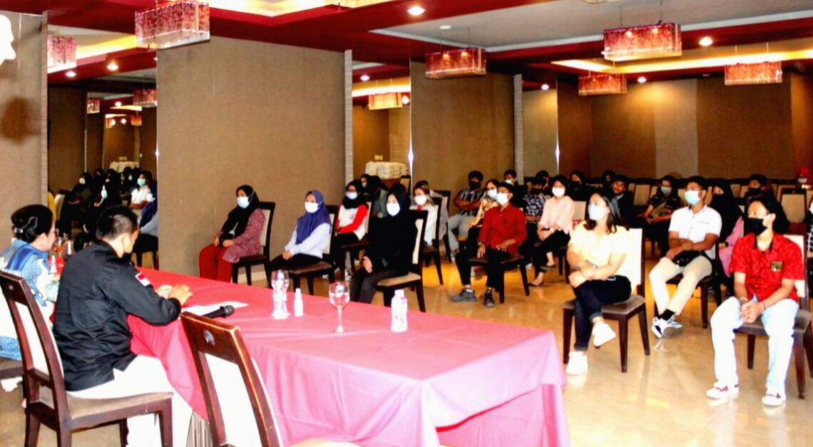 Sosialisasi 4 Pilar, Lily Salurapa Ajak Generasi Milenial Tetap Produktif dan Patuhi Prokes