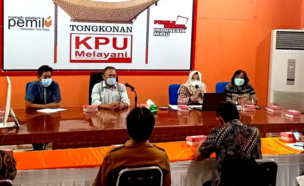 Terkait Pemutakhiran Daftar Pemilih Berkelanjutan, KPU Tana Toraja Gelar Rakor Perdana