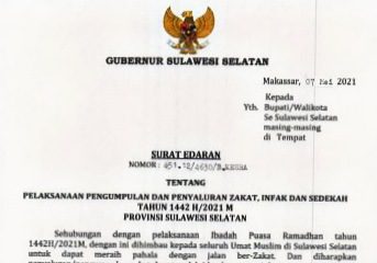 Ini Surat Edaran Penyaluran dan Pengumpulan Zakat, Berikut Perhitungannya