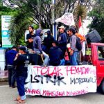 Sering Mati Listrik Aliansi Mahasiswa Morowali Geruduk Kantor PLN