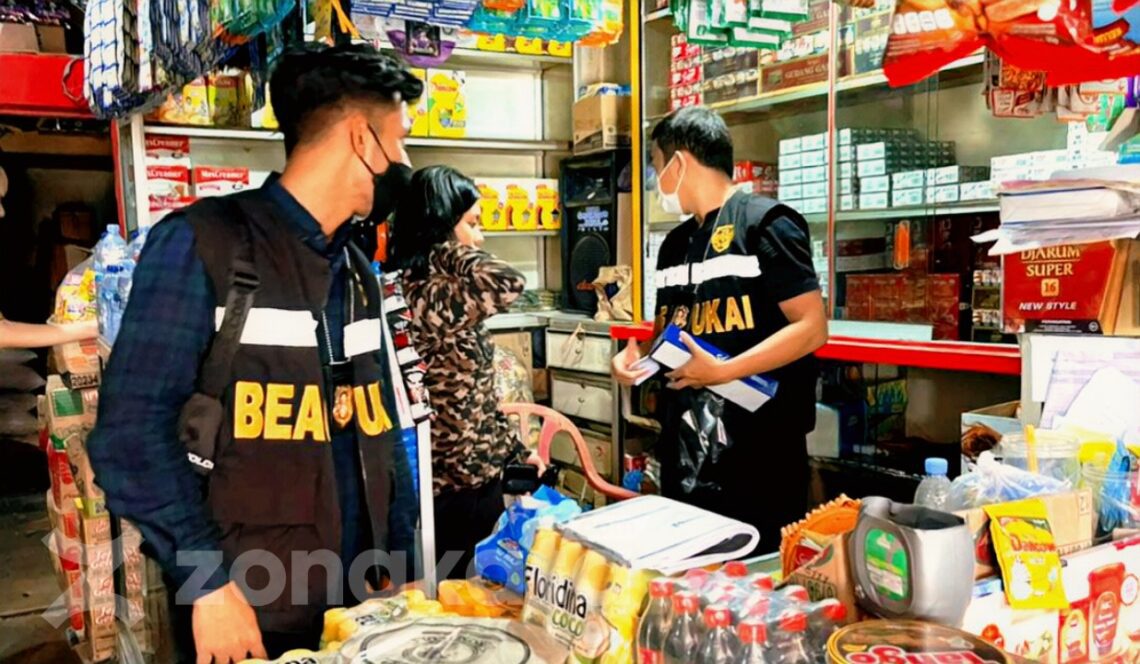 Ribuan Batang Rokok Ilegal di Sita Bea Cukai dari Sejumlah Penjual di Toraja Utara