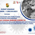 Sekolah Ditutup, Ibadah dan Pasar Dibatasi, Tapi Kegiatan Adat Tetap Diizinkan di Toraja Utara
