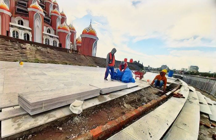 Pembangunan Masjid 99 Kubah Dilanjutkan, Progres Sudah 35 Persen