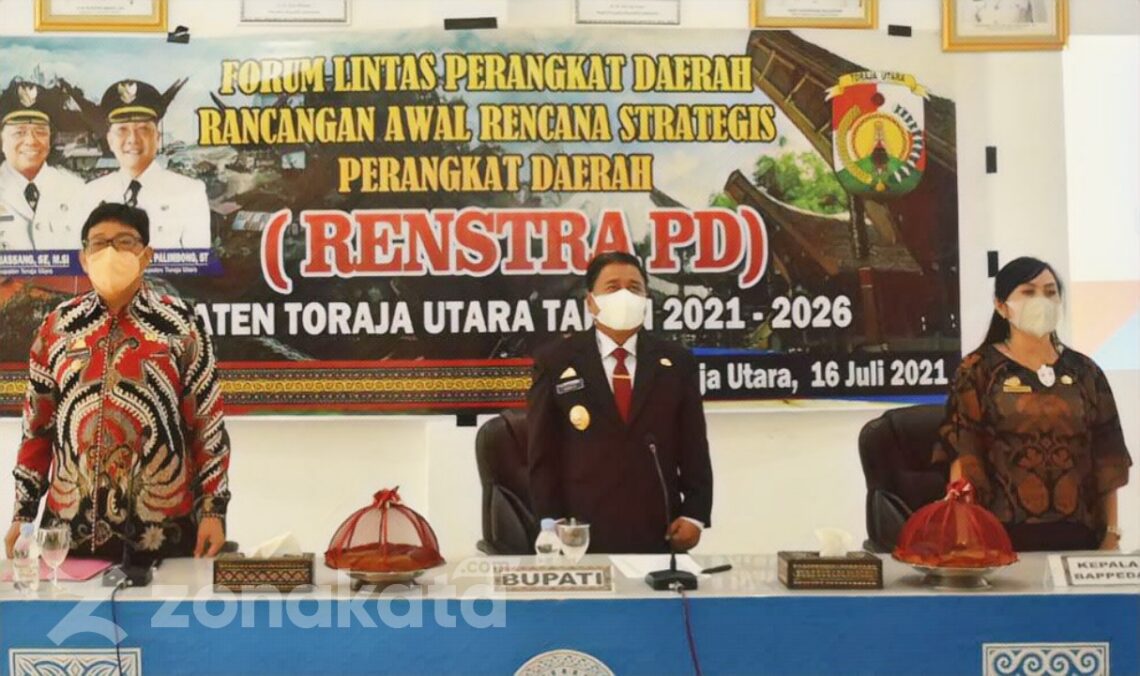 Buka Renstra PD 2021, Ombas Minta Semua Dinas Memberikan Sumbangan Pemikiran