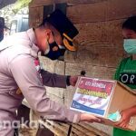 Bantuan Sosial PPKM Mikro Polres Tana Toraja Sentuh Anak Yatim Piatu