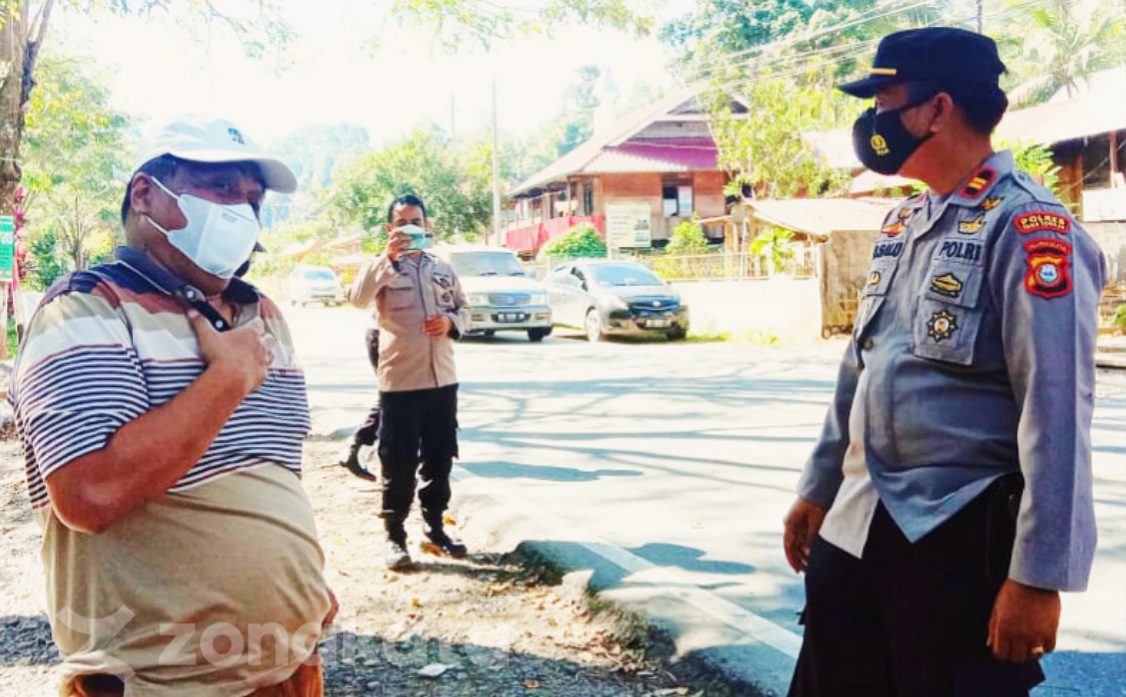 Jalani Swab Antigen di Pos Pemeriksaan PPKM Siguntu, Warga Asal Sidrap Dinyatakan Reaktif Covid-19