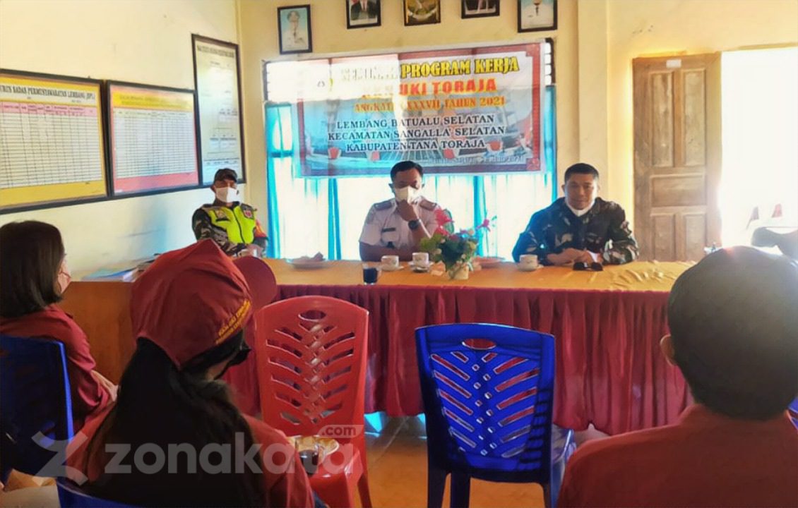 Mahasiswa KKN di Lembang Batualu Selatan, Fokus Pada Pencegahan Penyebaran Covid-19