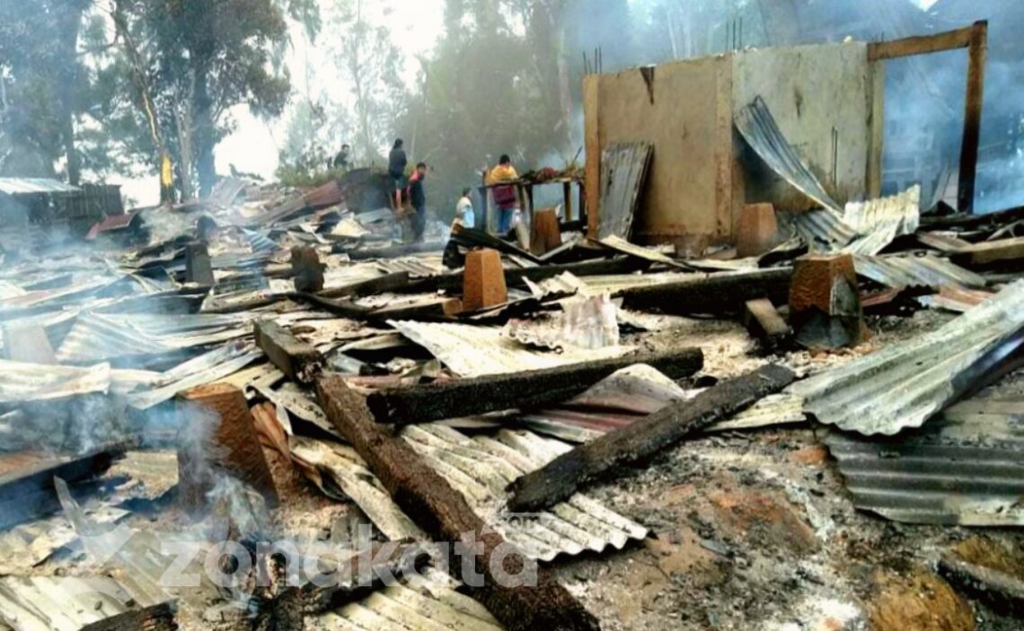 2 Rumah, 5 Lumbung Padi di Toraja Utara, Ludes Terbakar