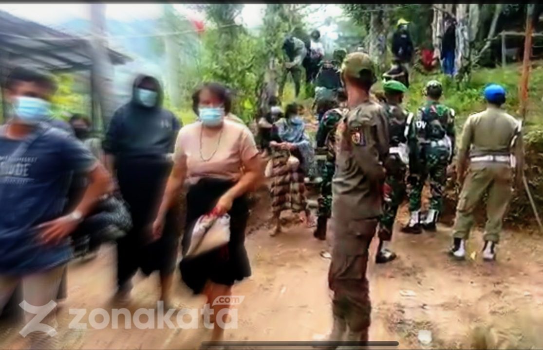 Warga Akui Kurang Informasi PPKM, Aparat Bubarkan Kerumunan Prosesi Penguburan di Rantebua