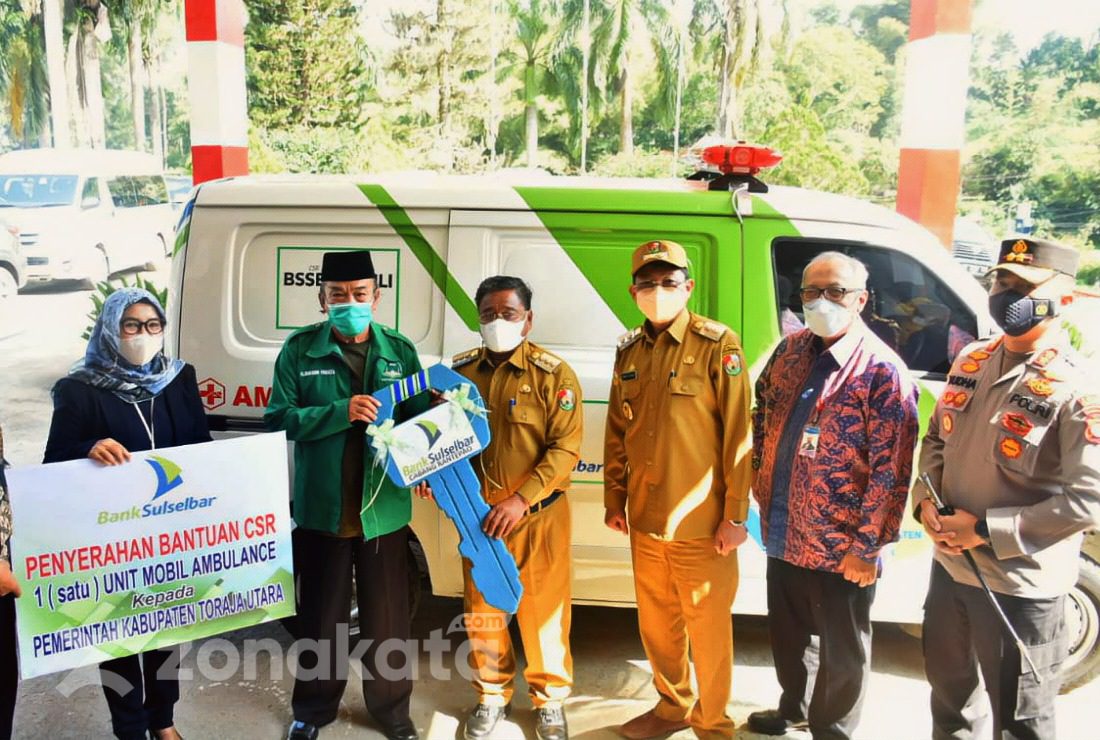 Pemkab Toraja Utara dan CSR Bank Sulselbar Bantu Mobil Jenazah Untuk Masyarakat Muslim