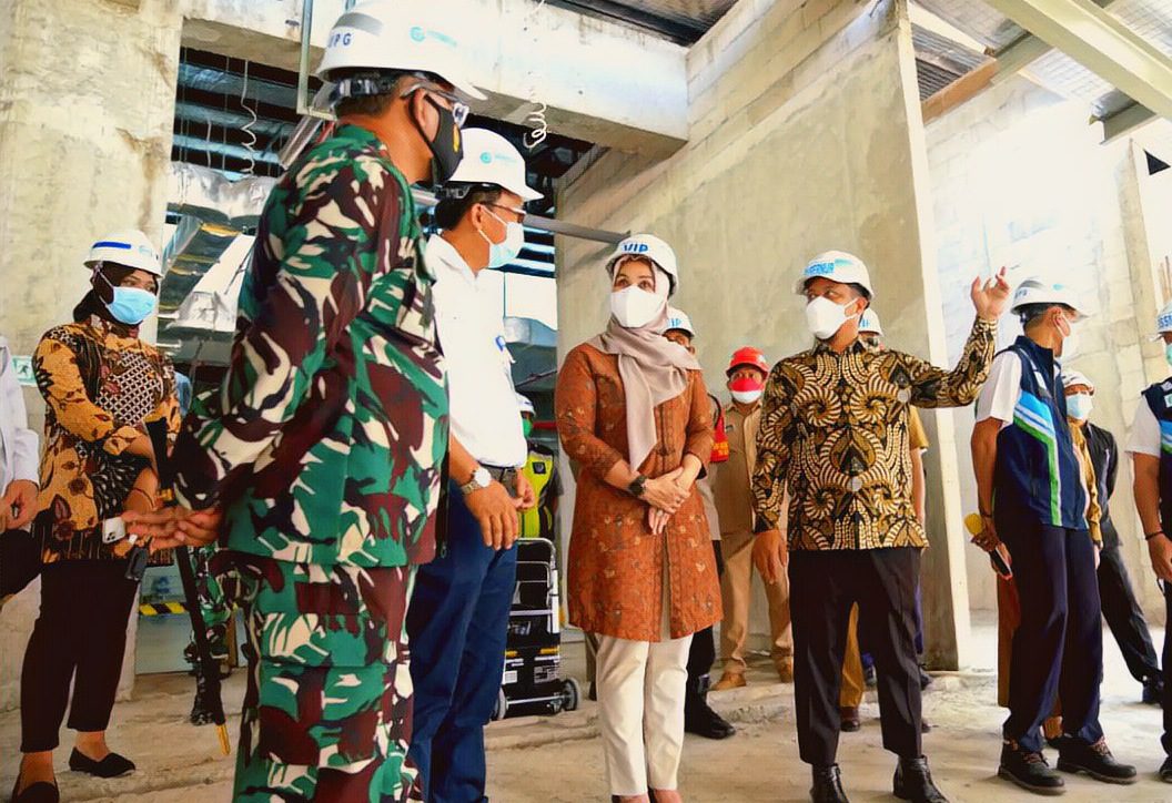Tinjau Pembangunan Perluasan Bandara, Plt Gubernur Harap Ada Kuliner Lokal