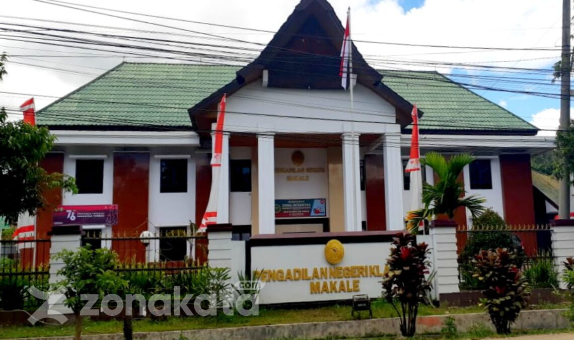 Pelaku Begal di Siguntu Makale Utara Divonis 8 Tahun Penjara