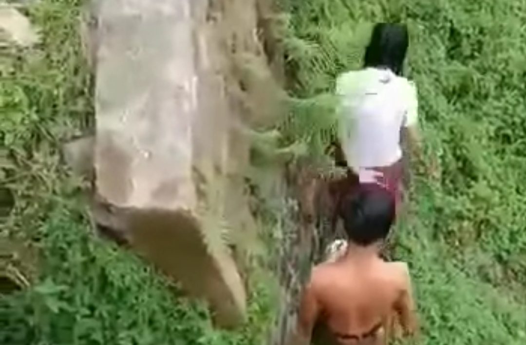 Diduga Ingin Akhiri Hidupnya, Seorang Gadis Nekat Lompat Dari Jembatan Tagari Toraja Utara