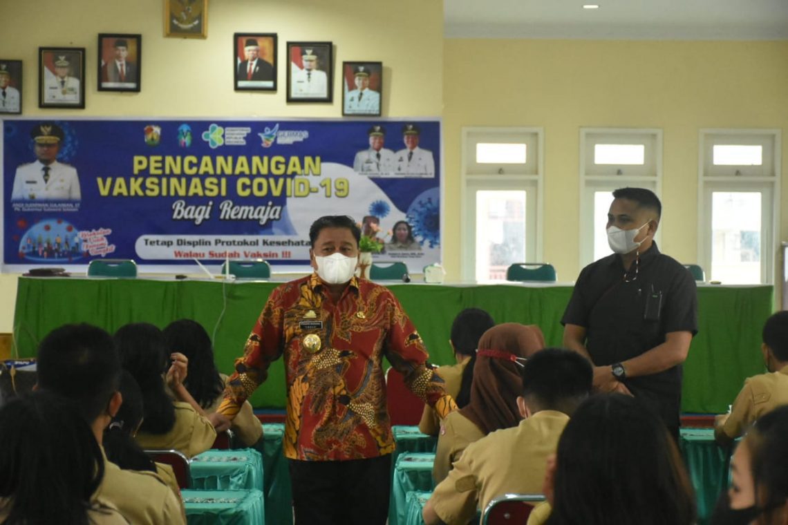 Vaksinasi Pelajar Telah Dimulai di Toraja Utara