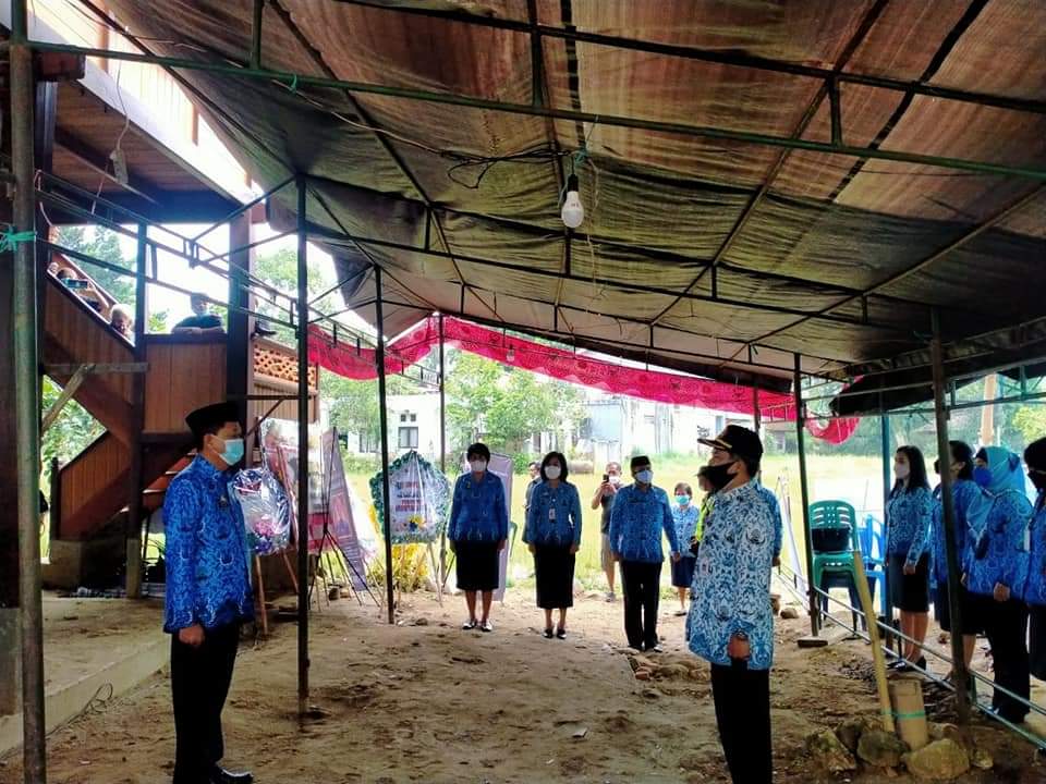 Sekda Toraja Utara Pimpin Apel Pelepasan Jenazah ASN