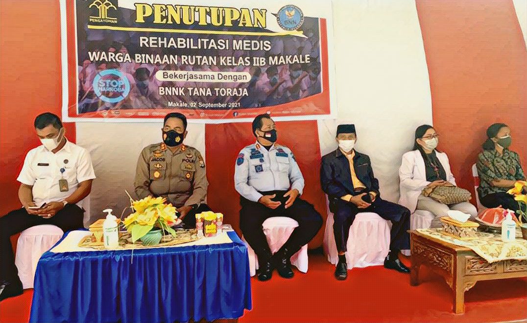 40 WBP Rutan Makale, Selesai Jalani Rehabilitasi Medis