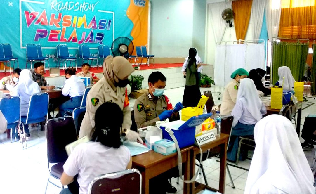 Sulsel Kebut Vaksinasi, Sehari 1.378 Pelajar Jalani Vaksinasi