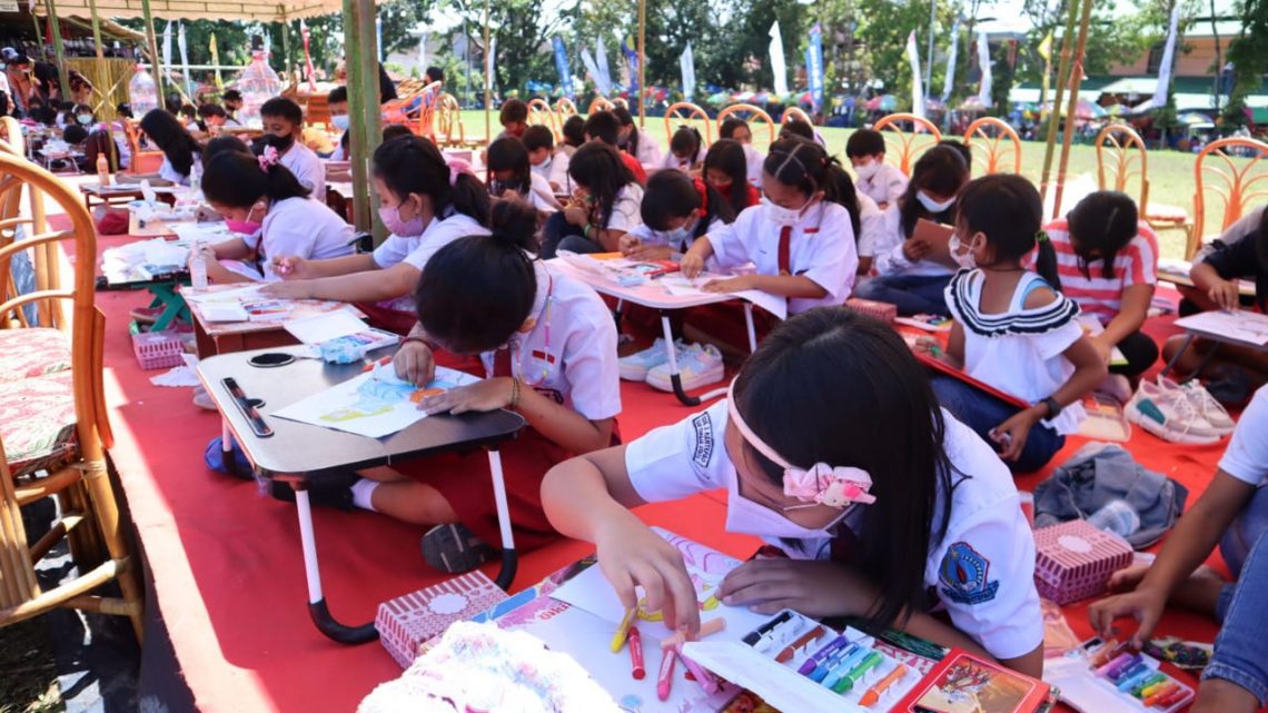 Beri Wadah Berkesenian Bagi Pelajar, Lomba Mewarnai Tingkat SD Digelar di THF 2021