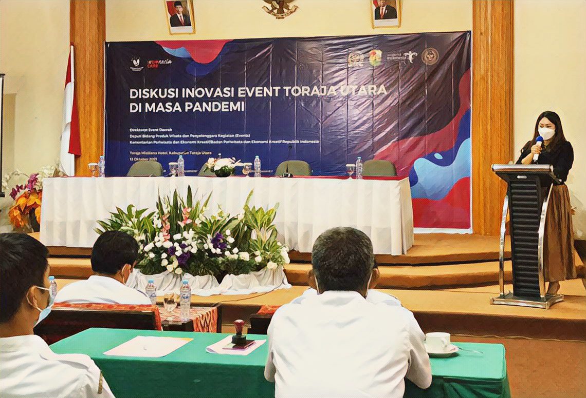 Kemenparekraf RI dan ESR Gelar Diskusi Inovasi Event Toraja Utara Dimasa Pandemi Covid-19