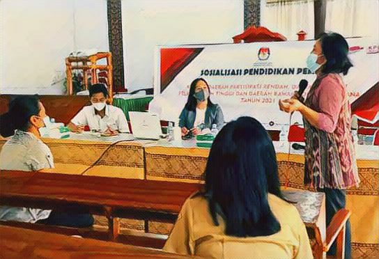 Bekali Kader DP3, KPU Tana Toraja Targetkan Partisipasi Pemilih Tidak Menurun