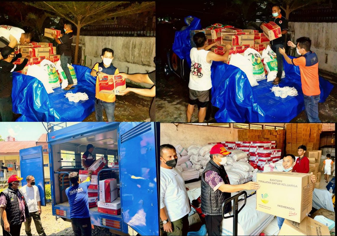 Dinsos dan BPBD Sulsel Salurkan Bantuan Untuk Korban Banjir dan Longsor di Toraja Utara