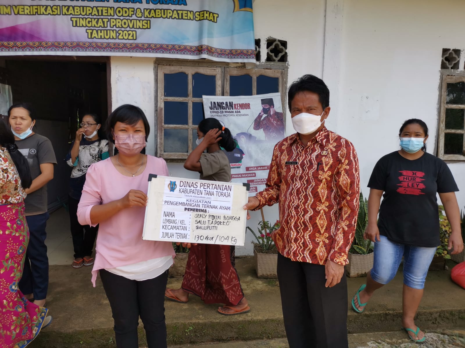 Bantuan Ayam Dinas Pertanian Tana Toraja