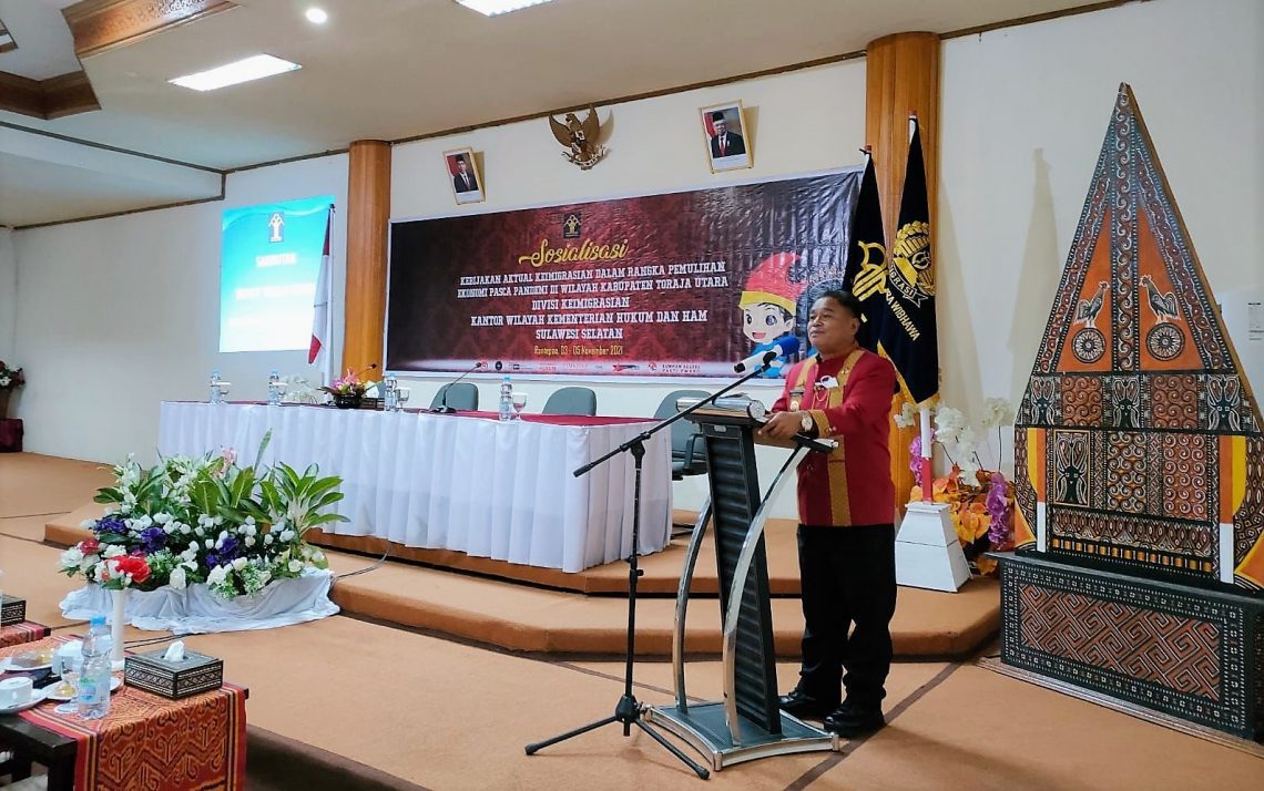 Pulihkan Ekonomi Pasca Covid-19, Kantor Imigrasi Hadirkan Layanan Paspor di Toraja Utara