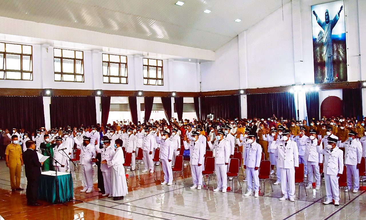 Pelantikan Kepala Lembang Hasil Pilkalem, Berikut Nama-namanya 2 Pelantikan Kepala Lembang